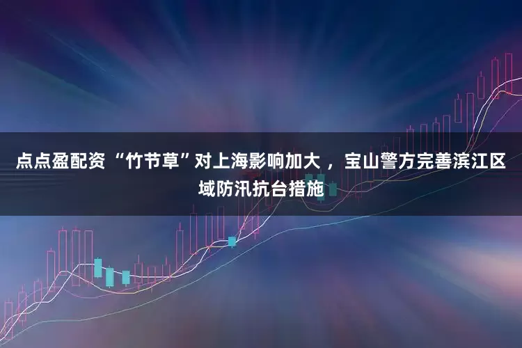 點點盈配資 “竹節草”對上海影響加大 ,寶山警方完善濱江區域防汛抗臺措施