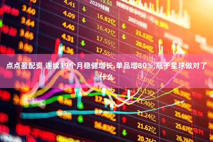 點點盈配資 連續19個月穩健增長,單品增80%,瓶子星球做對了什么